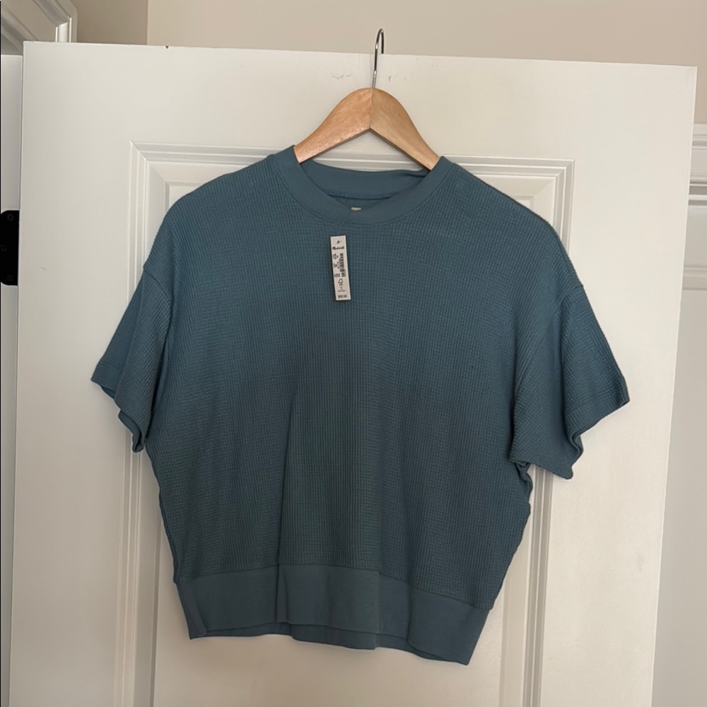 Madewell Green Boxy Short Sleeve Tee